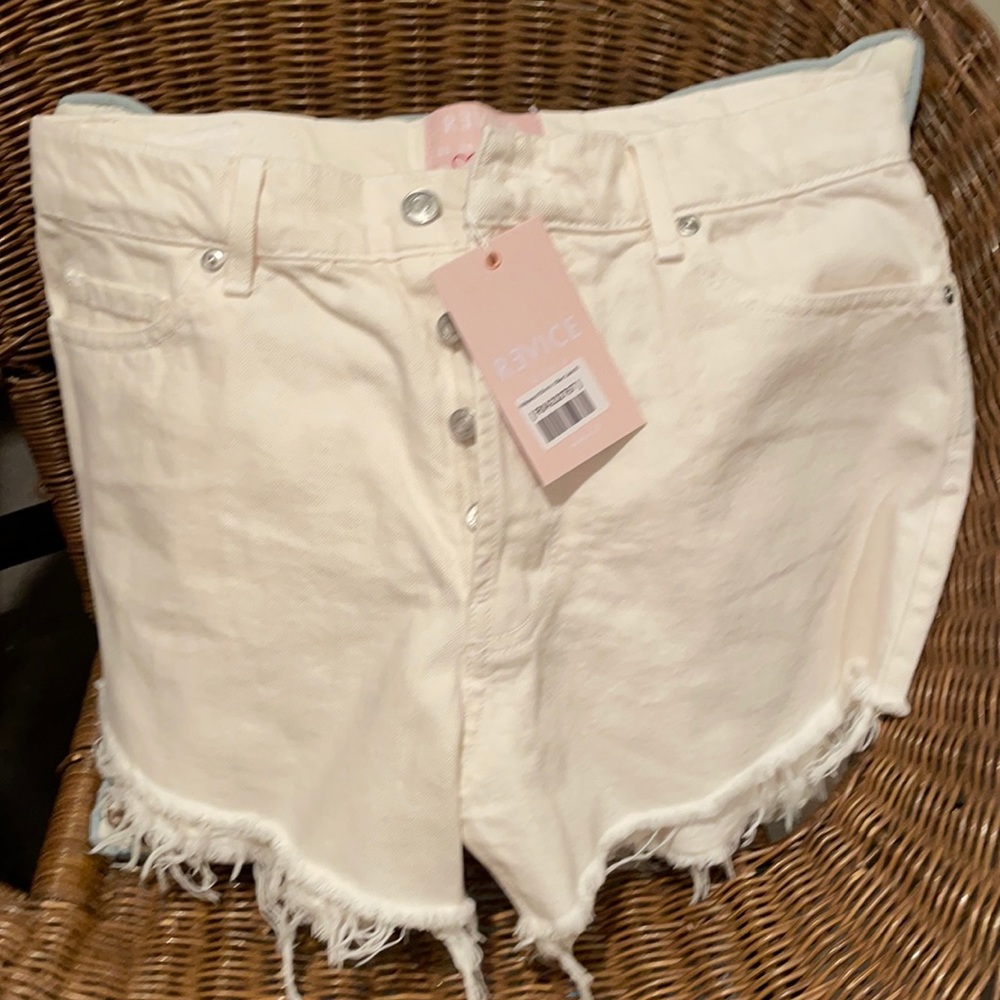 NWT Revice white shorts